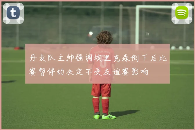 丹麦队主帅强调埃里克森倒下后比赛暂停的决定不受友谊赛影响